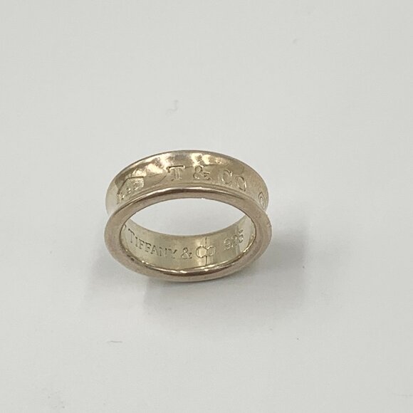 Authentic Tiffany & Co 925 Silver 1837 Medium Ring - Picture 4 of 12